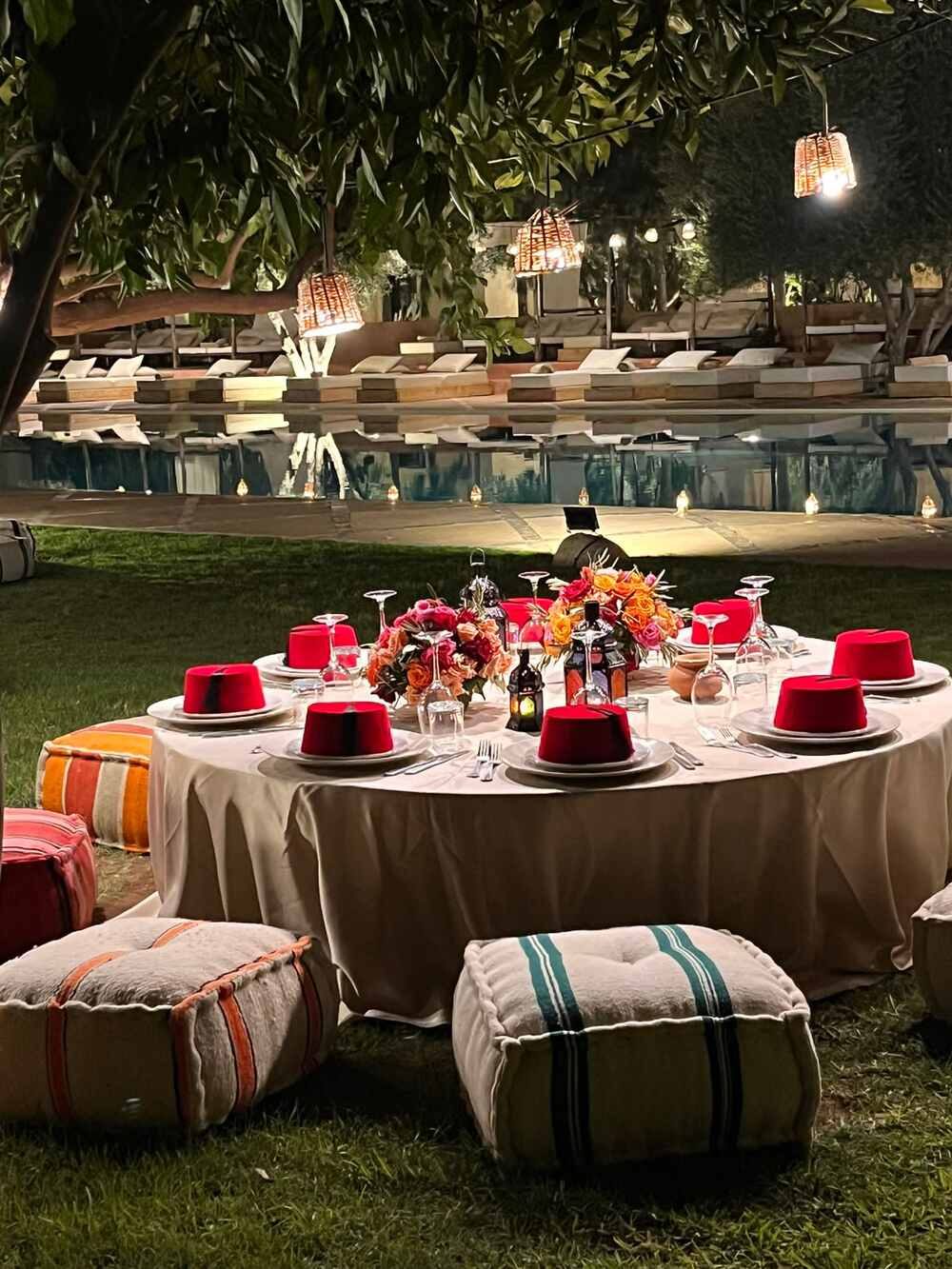 MANZIL LA TORTUE événementiel grand diner